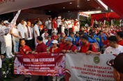 Bimas Buddha Berbaur Lintas Agama, Semarakkan HUT RI ke-80 Melalui Jalan Sehat Kerukunan 2025
