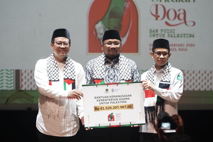 Kemenag Salurkan Bantuan untuk Palestina Rp44,8 M