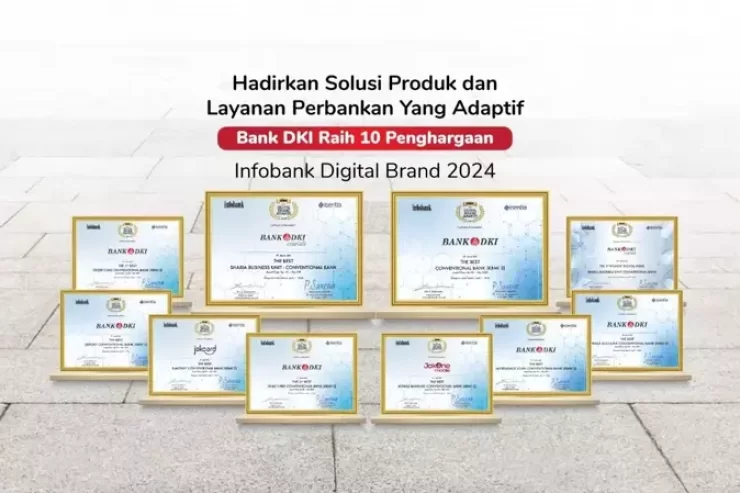 Raih 10 Penghargaan Digital Brand, Bank DKI Terus Tingkatkan Layanan Digital