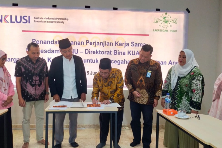 Kemenag dan Lakpesdam Jalin Kerja Sama Guna Menekan Angka Perkawinan Anak