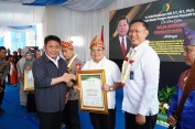 Ketahanan Pangan Diapresiasi, Kepala NFA Terima Gelar Adat Komering