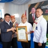 Ketahanan Pangan Diapresiasi, Kepala NFA Terima Gelar Adat Komering
