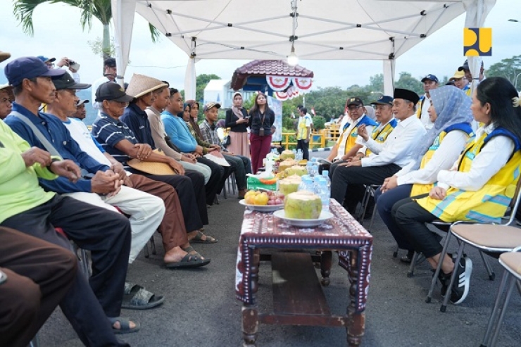 Kementerian PU Dukung Swasembada Pangan Melalui Pemanfaatan Bendungan Sermo di Kulon Progo