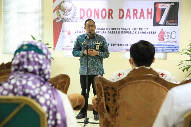 Sambut HUT ke-17, Sekretariat Jenderal DPD RI Gelar Donor Darah