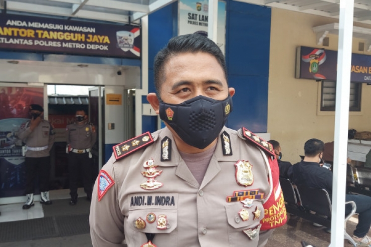 Satlantas Polres Metro Depok Gelar Vaksinasi di Satpas SIM