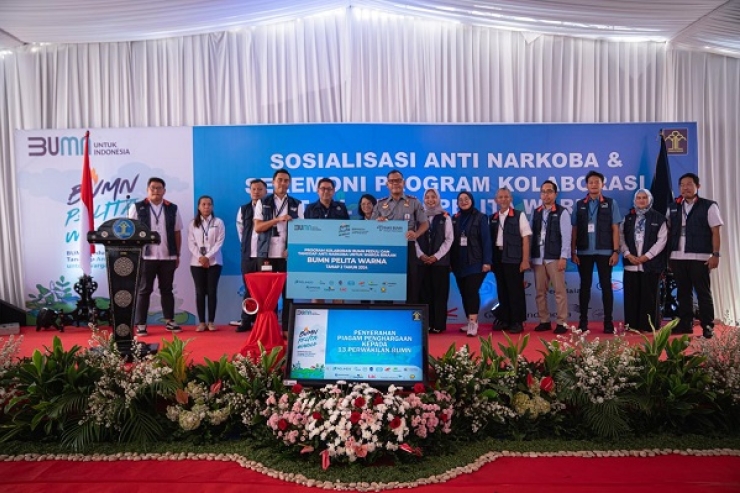 Brantas Abipraya Bersinergi dengan BUMN Lainnya, Luncurkan Program Pelita Warna di Lapas Cipinang