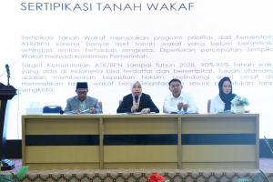 Kakanwil BPN DKI Jakarta Tekankan Pentingnya Sertipikasi Tanah Wakaf untuk Kepentingan Umat