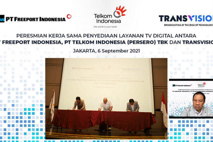 Hadirkan Layanan TV Digital untuk Freeport Indonesia