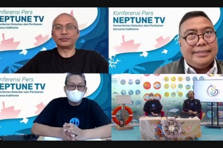 Sajikan Informasi Mendalam Tentang Sektor Kelautan dan Perikanan, IndiHome Resmi Siarkan NeptuneTV KKP