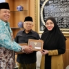 Menteri Nusron Antar Undangan Upacara Peringatan HUT 80 Tahun Kemerdekaan RI untuk Wapres ke-13 