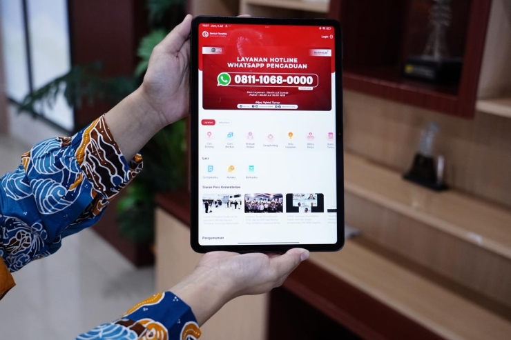 Digitalisasi Layanan Kantah, Masyarakat Kini Bisa Ambil Nomor Antrean Secara Online