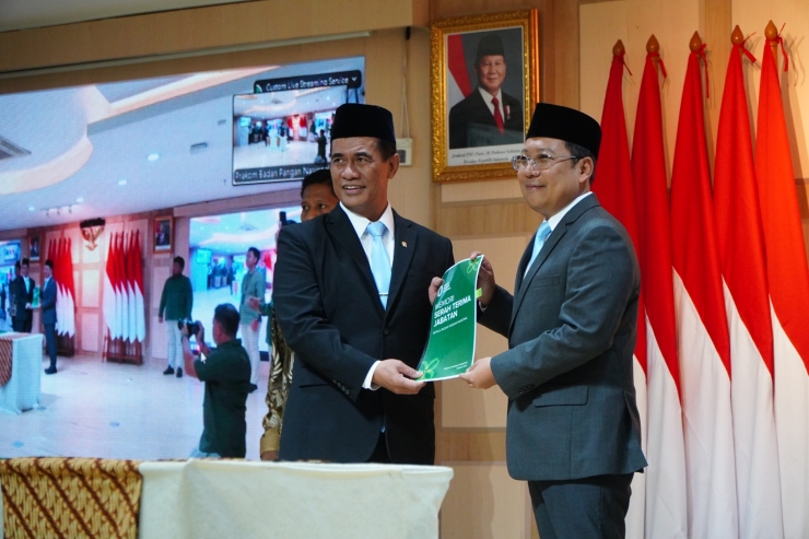 Arief Prasetyo Adi Resmi Pamitan, Serahkan Bapanas ke Amran Sulaiman