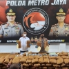 Ditresnarkoba Polda Metro Jaya, Tangkap Tiga Kurir Narkoba Jenis Ganja 112 Kg