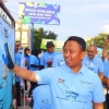 Wali Kota Depok Bersihkan Sampah di CFD Margonda 