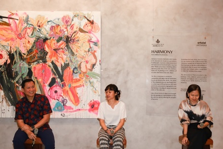 Pameran Lukisan ‘Harmony’ Karya Seniman Wanita Yogyakarta di Artspace Mangkuluhur ARTOTEL Suites