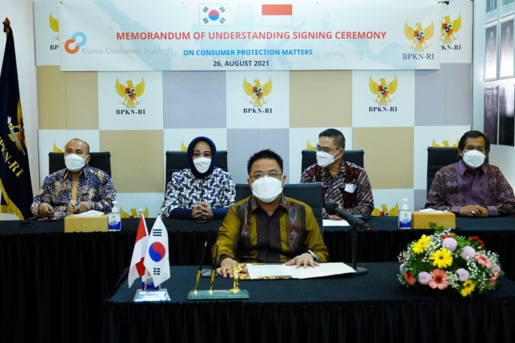 BPKN Tanda Tangan MoU dengan Korean Consumer Agency (KCA)