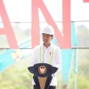 Jokowi Didampingi Hadi Tjahjanto Lakukan Grounbreaking Bandara Internasional IKN