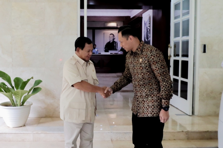 Menteri ATR/BPN Disambut Prosesi Jajar Kehormatan oleh Prabowo