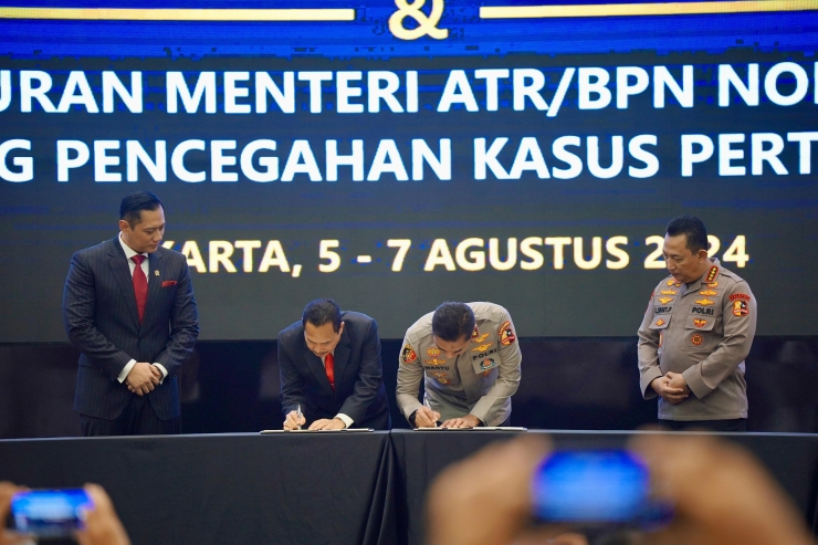 ATR/BPN dan Polri Sepakat Cegah Konflik Pertanahan