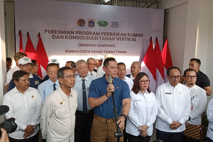 Resmikan Program Bebenah Kampung, AHY Gunakan Skema Ini