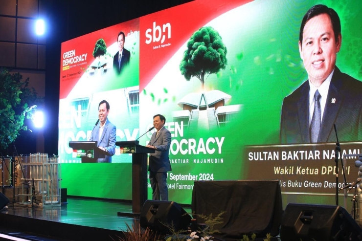 Launching Buku Green Democracy, Sultan: Semangatnya adalah Mewujudkan Rekonsiliasi dan Persatuan Nasional