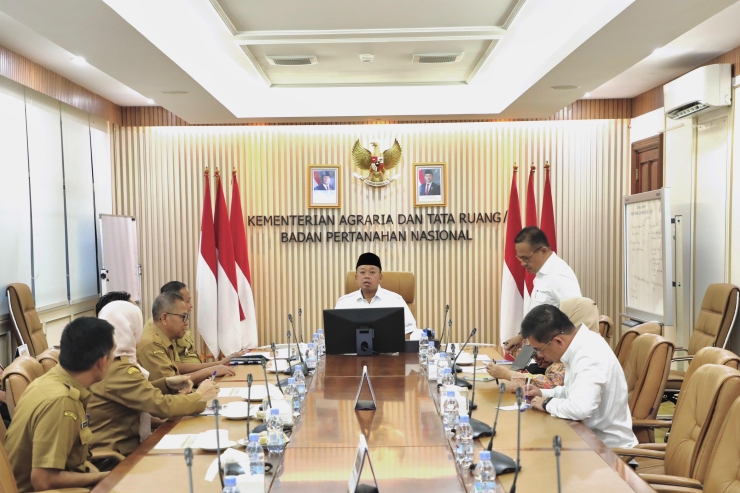 Audiensi Wali Kota Bekasi, Menteri Nusron Tekankan Kerja Sama untuk Percepat Sertipikasi Aset Pemkot