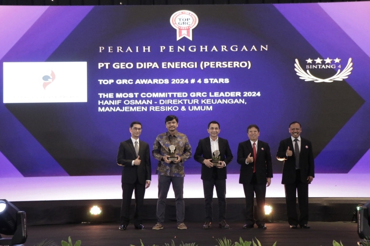 Geo Dipa Energi Raih TOP GRC Award 2024