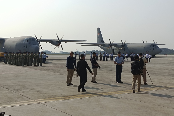 TNI Siapkan Pesawat Hercules untuk Kirim Bantuan ke Palestina