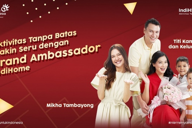 Mikha Tambayong dan Titi Kamal Ajak Masyarakat Nikmati Aktivitas Tanpa Batas Bersama IndiHome