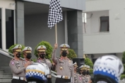 Kakorlantas Polri Lepas Personel BKO untuk Pengamanan GPDRR di Bali