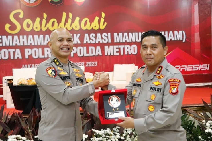 Polda Metro Jaya dan Mabes Polri Gelar Sosialisasi Penyegaran Pemahaman Hak Asasi Manusia