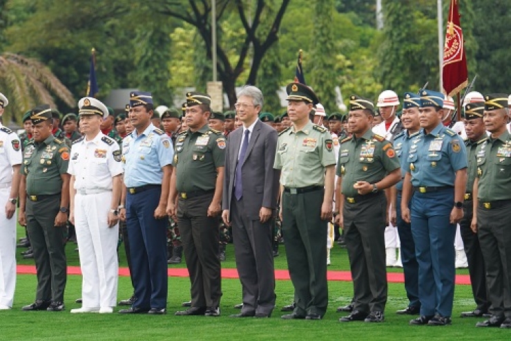 Kasad Dampingi Panglima TNI Terima Kunjungan Kepala Staf Gabungan Angkatan Bersenjata RRT