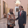 Bupati Frederikus Sampaikan Hal Strategis ke Presiden Jokowi