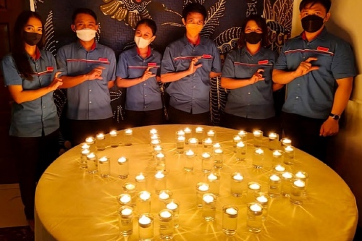 Aksi Earth Hour di 17 Cordela Hotel yang Dikelola OHM