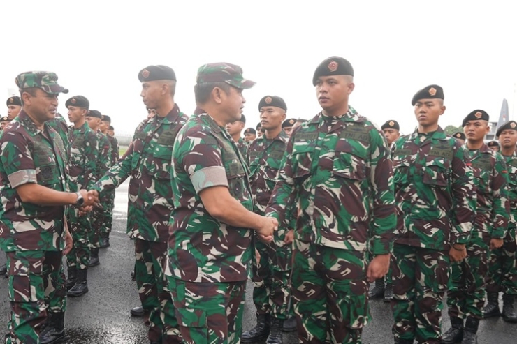 Tampil Memukau di India, Kontingen Patriot Indonesia Disambut Panglima TNI dan Kasad