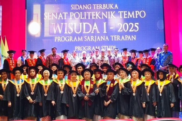 Politeknik Tempo Gelar Wisuda Perdana: Mahasiswa Sudah Dilirik Industri Sebelum Bertoga
