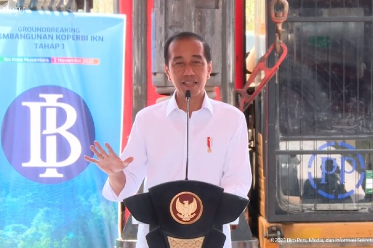 Groundbreaking Pembangunan BI, Jokowi: Tingkatkan Potensi Dunia Usaha dan Investor