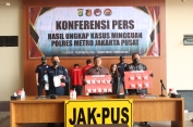 Satresnarkoba Polres Jakarta Pusat Berhasil Ungkap Peredaran Ekstasi 1.590 Butir