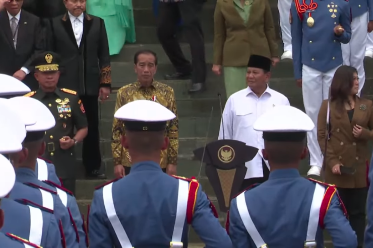 Jokowi dan Prabowo Resmikan Graha Utama Akmil di Magelang