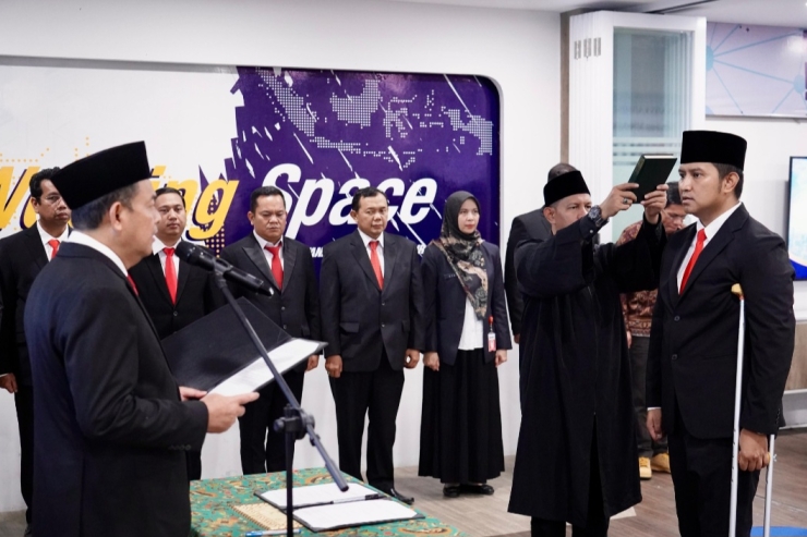 Tingkatkan Pelayanan Publik, Kakanwil Alen Lantik Risdianto Sebagai Kabag TU BPN DKI Jakarta