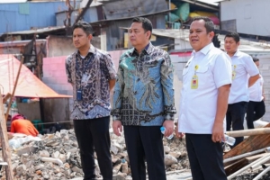 Identifikasi Spasial, BPN DKI Jakarta dan Kantah Jakut Tinjau Langsung Lokasi Kebakaran di Kapuk Muara