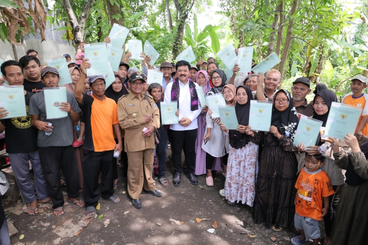 Menteri Hadi: Sertifikat Tanah Membawa Peningkatan Ekonomi Masyarakat