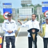 AHY Dampingi Jokowi Resmikan Tol Bangkinang-XIII Koto Kampar