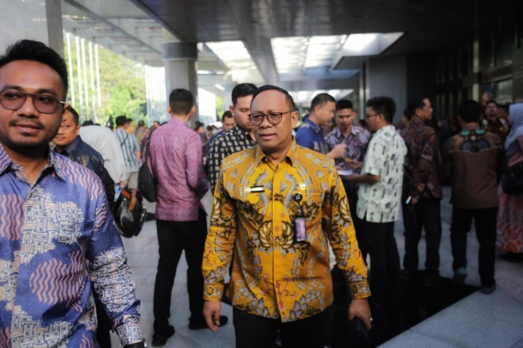 Hadiri Penyampaian Laporan BPK RI, Sekjen DPD RI Optimis Peroleh WTP Ke-18 