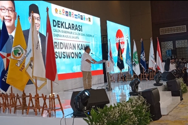 RK-Suswono Resmi Deklarasikan Maju Pilgub Jakarta 