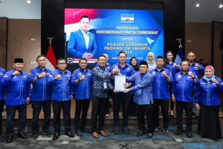 AHY Titipkan Jakarta Kepada Ridwan Kamil-Suswono