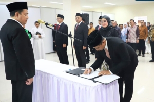 Lantik Pejabat Pengawas, Kakanwil BPN DKI Jakarta Harapkan Peningkatan Layanan Pertanahan kepada Masyarakat