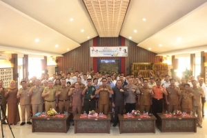 Bupati Rinto Wardana Ikuti Peluncuran 80 Ribu Kopdes Merah Putih untuk Kemandirian Desa