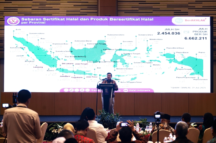 Kepala BPJPH dan Gubernur Lampung Tandatangani Komitmen Bersama Fasilitasi Sertifikasi Halal