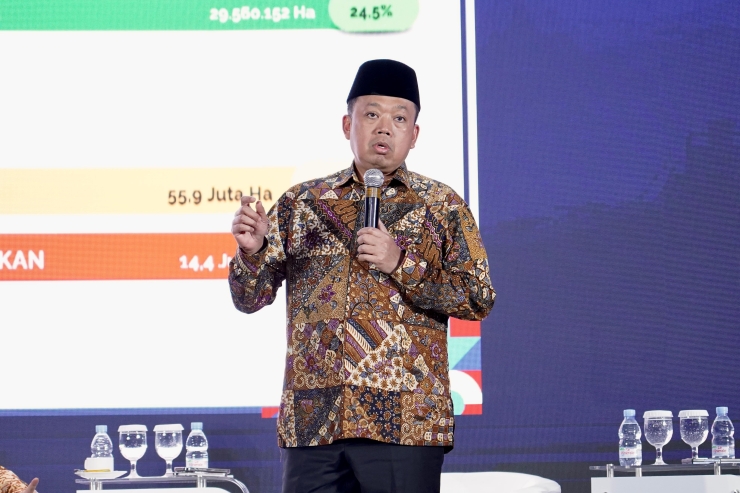Jadi Pembicara #DemiIndonesia, Menteri Nusron: Siap Menahan Laju Alih Fungsi Lahan